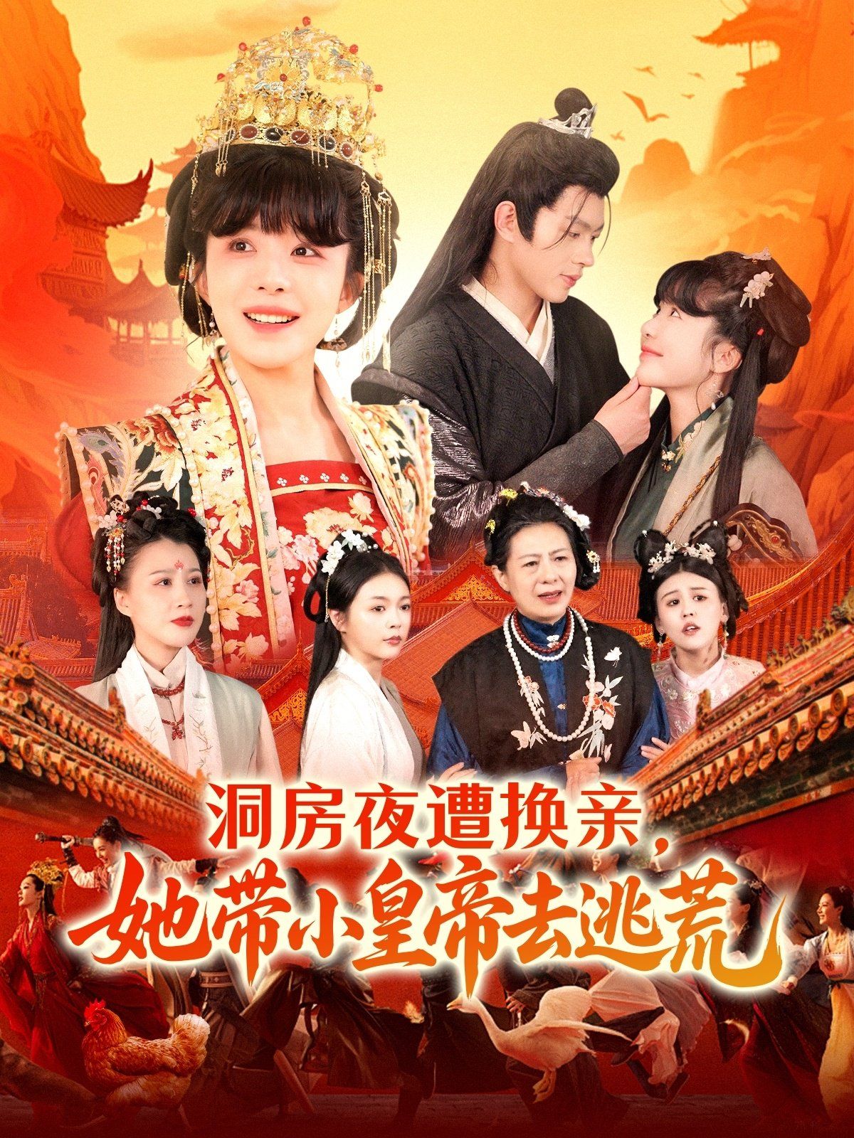 洞房夜遭換親她帶小皇帝去逃荒(全集)